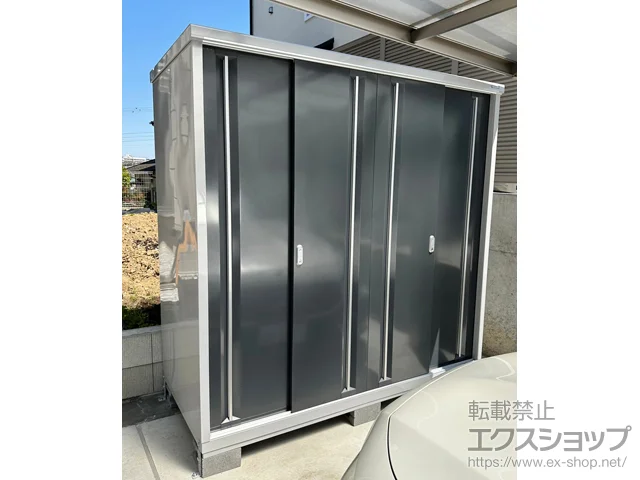 神奈川県横浜市のイナバの物置・収納・屋外倉庫 シンプリー 一般型 1940×905×1903 MJX-199E-P-CG 施工例