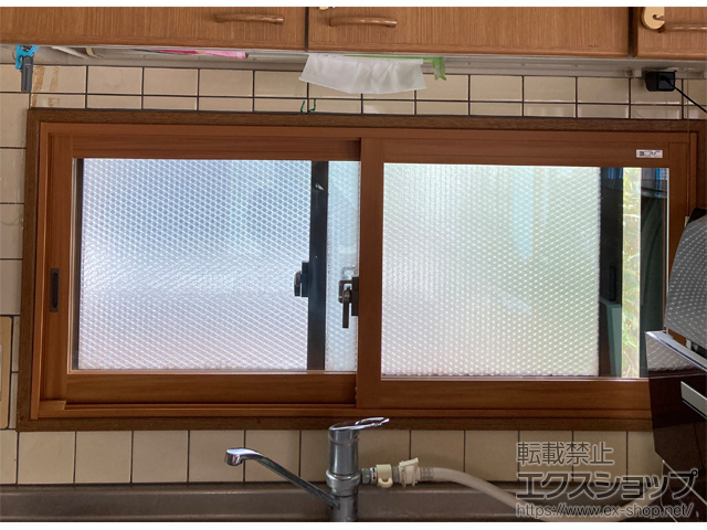 静岡県御殿場市のの二重窓（内窓） インプラス 引違い窓 PGガラス入 2枚建マド 施工例