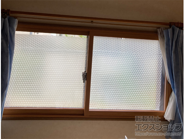 静岡県御殿場市のの二重窓（内窓） インプラス 引違い窓 PGガラス入 2枚建マド 施工例