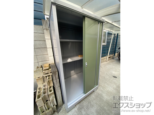 埼玉県越谷市のの物置・屋外倉庫 FORTA 一般型 1530×1370×2085 FS-1514S-JG 施工例