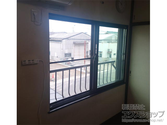 愛知県名古屋市のの二重窓（内窓） インプラス 引違い窓 2枚建 施工例