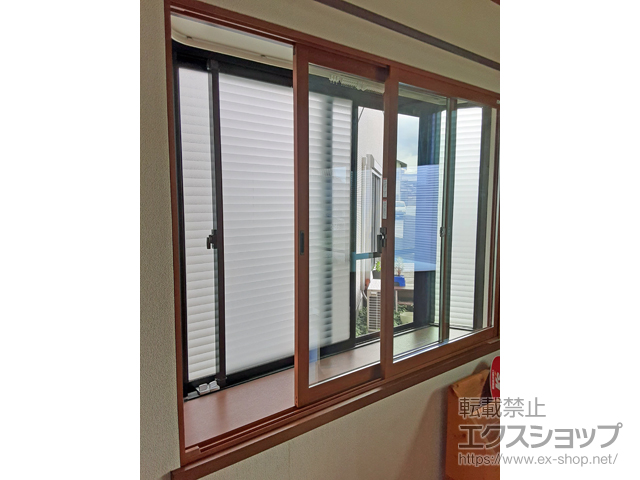 愛知県小牧市のの二重窓（内窓） インプラス 引違い窓 2枚建 施工例