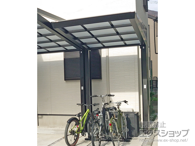 神奈川県藤沢市ののカーポート 【特注】マイポートNext 積雪〜20cm対応 施工例