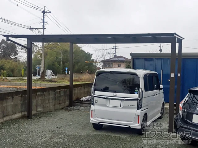 熊本県菊池郡菊陽町のValue Selectのカーポート ソリッドポート ワイド 積雪～20cm対応 施工例
