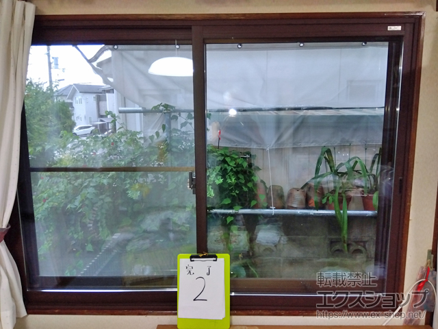 兵庫県明石市のの二重窓（内窓） インプラス 引違い窓 2枚建 施工例