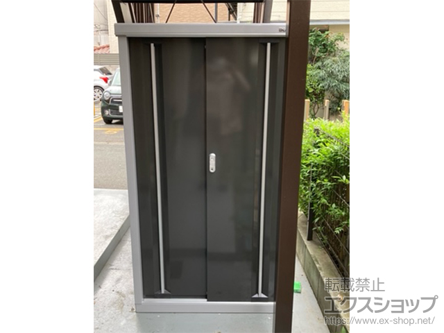神奈川県川崎市のの物置・屋外倉庫 シンプリー 一般型 900×755×1603 MJX-097D-P-EB 施工例