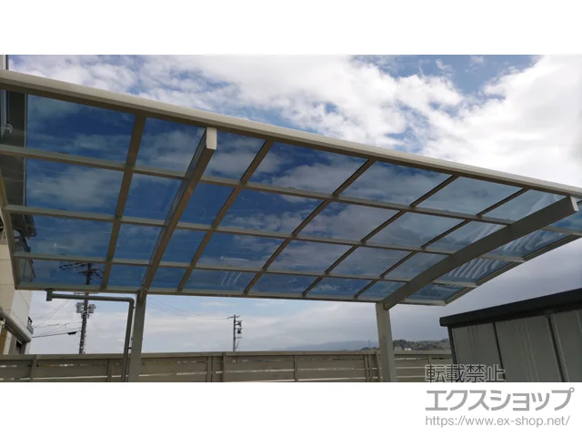 大阪府泉南市のYKKAPのカーポート アリュース　積雪～20cm対応 施工例