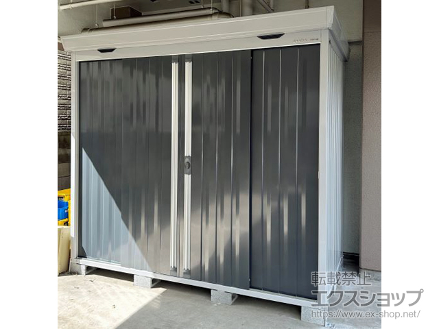 千葉県船橋市のの物置・屋外倉庫 FORTA 一般型 2630×1370×2385（FS-2614H） FS-2614H-CG 施工例