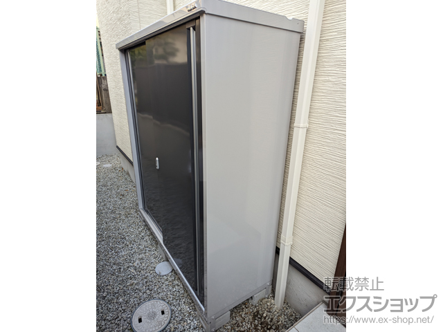 大阪府吹田市のの物置・屋外倉庫 シンプリー 一般型 1740×615×1903（MJX-176EP） MJX-176EP-CG 施工例