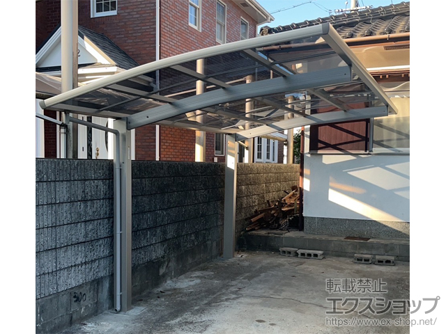 山口県宇部市ののカーポート プレシオスポート 積雪〜20cm対応 施工例