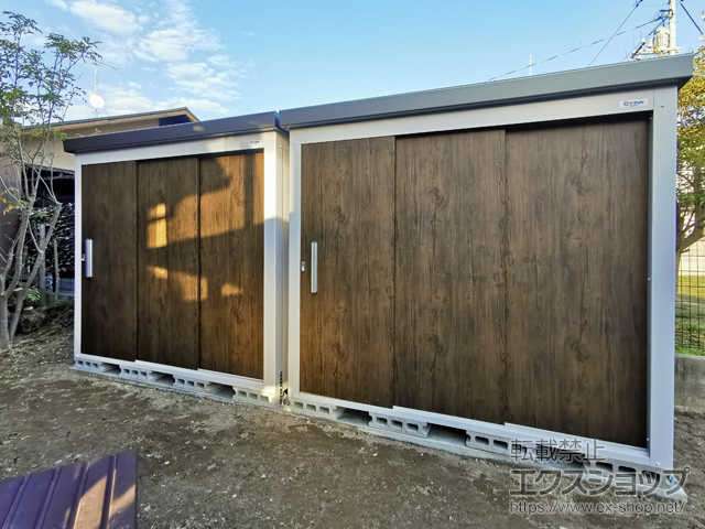 広島県広島市のの物置・屋外倉庫 レスパス LES-2212(DW) 一般型 2289×1222×2100 LES-2212(DW) 施工例