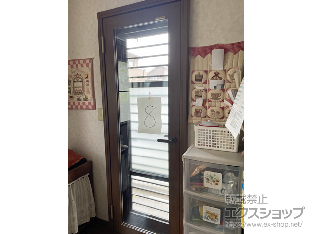佐賀県神埼市のの二重窓（内窓） プラマードU 開き窓 内観左勝手 施工例
