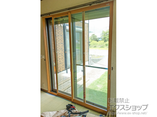 岐阜県中津川市のの二重窓（内窓） インプラス引違い窓ＰＧガラス入り ２枚建マド 施工例