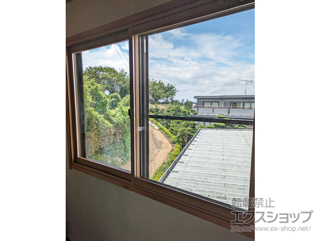 熊本県玉名郡玉東町のの二重窓（内窓） プラマードU 引違い窓 2枚建 施工例