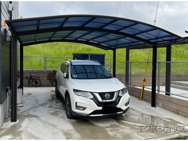 大阪府岸和田市ののカーポート アリュース ツイン　積雪〜20cm対応 施工例