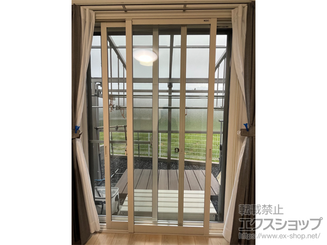 福岡県朝倉市のの二重窓（内窓） インプラス 引違い窓 変則2枚建 施工例