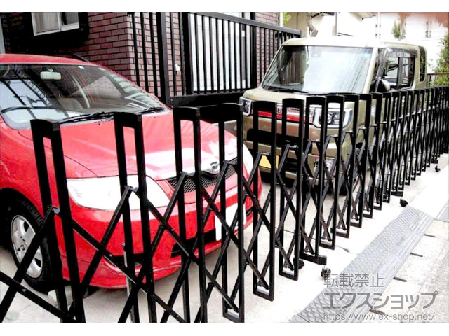 千葉県千葉市ののカーゲート トリップゲートII 2型 スタンダード ノンレール 片開き 68S 施工例