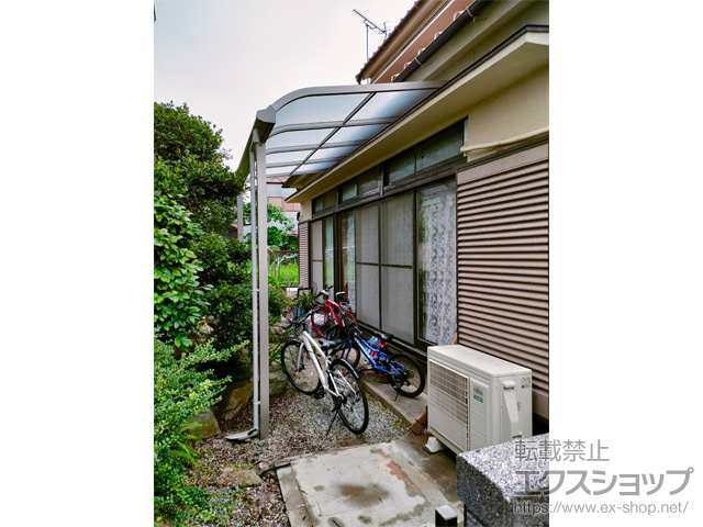 福岡県福岡市ののテラス屋根 プレシオステラスII R型 テラスタイプ 単体 積雪〜20cm対応 施工例