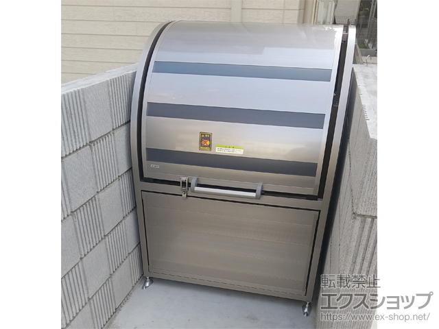 千葉県松戸市ののゴミステーション GSAP2-0912SC ゴミストッカー AP2型 施工例