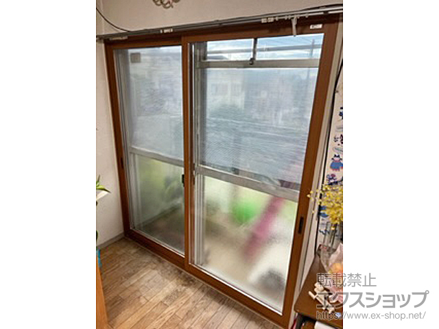 奈良県奈良市のの二重窓（内窓） インプラス 引違い窓 変則2枚建 施工例