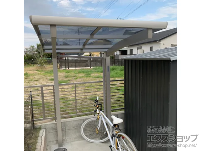 福岡県大牟田市のValue Selectのサイクルポート・自転車置き場 プレシオスポート ミニ 積雪～20cm対応 施工例