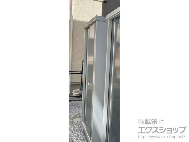 東京都町田市のの物置・屋外倉庫 シンプリー 一般型 1320×515×1903 MJX-135E-CG 施工例