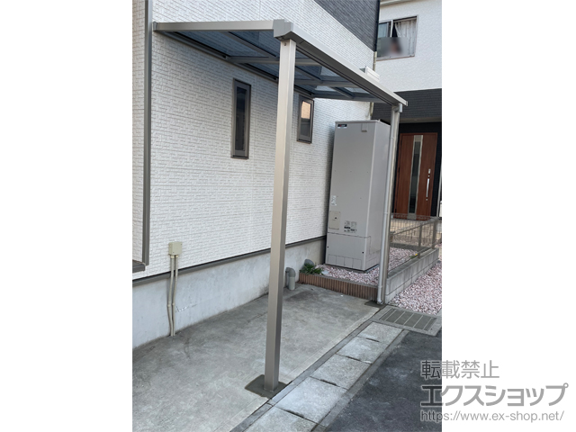 千葉県成田市ののテラス屋根 ソラリア F型 テラスタイプ 単体 積雪〜20cm対応 施工例