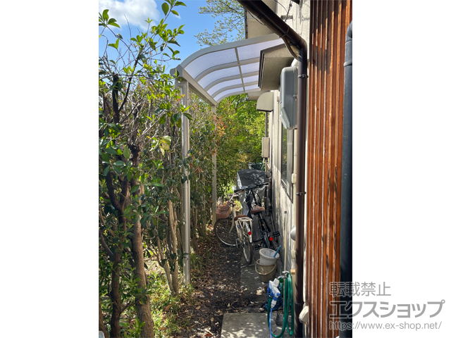 京都府京都市ののテラス屋根 ソラリア R型 テラスタイプ 単体 積雪〜20cm対応 施工例