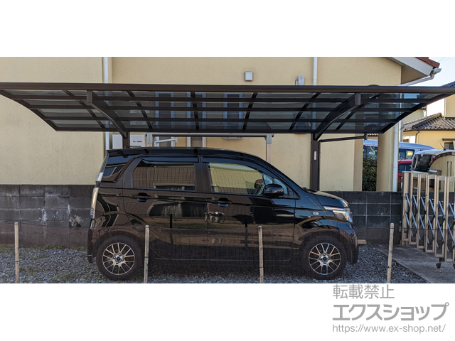 福岡県久留米市ののカーポート プレシオスポート 積雪〜20cm対応 施工例