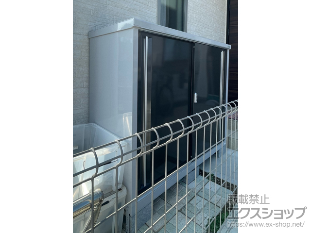 埼玉県川口市のの物置・屋外倉庫 シンプリー 一般型 1520×615×1303（MJX-156CP） MJX-156C-P-EB 施工例
