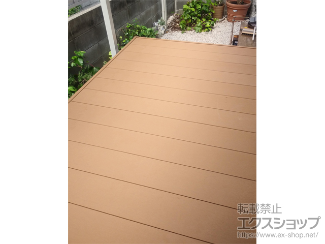 徳島県徳島市ののウッドデッキ マージウッドデッキ 施工例