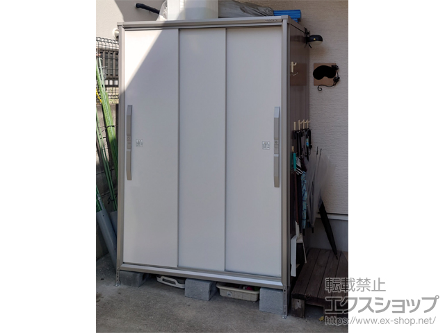 東京都大田区のの物置・屋外倉庫 エスモ 一般型 1350×924×1913 ESF-1309A-TW 施工例