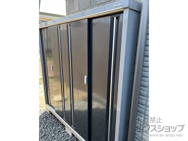 愛知県弥富市のの物置・屋外倉庫 シンプリー 一般型 1940×615×1603（MJX-196D） MJX-196D-CG 施工例