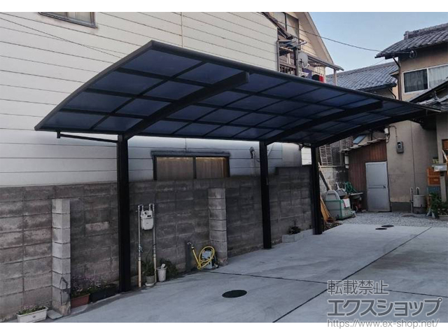 京都府京都市ののカーポート アリュース 延長　積雪〜20cm対応 施工例