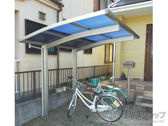 愛知県小牧市ののサイクルポート・駐輪場 プレシオスポート ミニ 積雪〜20cm対応 施工例