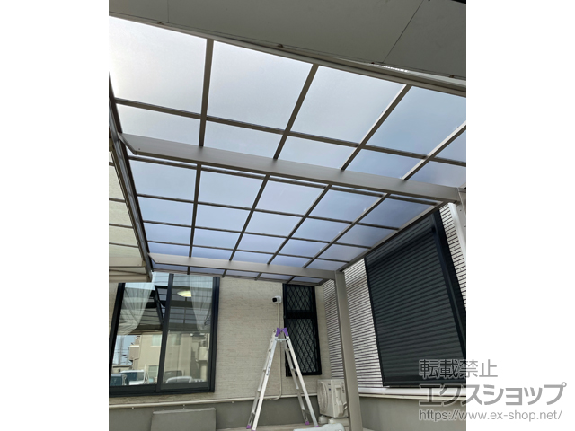 東京都足立区ののカーポート フーゴF (フラットスタイル) 積雪〜20cm対応 施工例