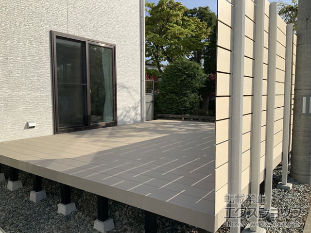 岩手県盛岡市ののウッドデッキ リウッドデッキ 200 施工例