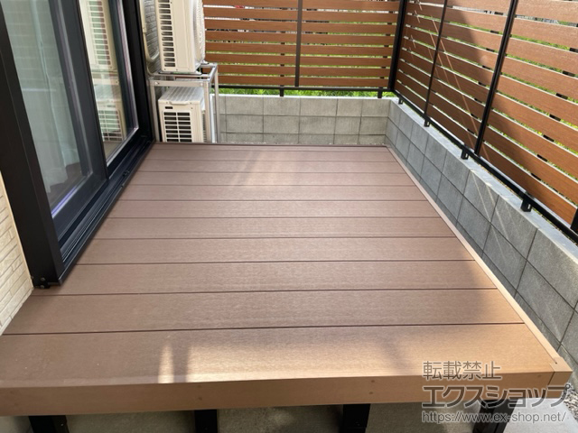 神奈川県厚木市ののウッドデッキ、カーポート マージウッドデッキ 施工例