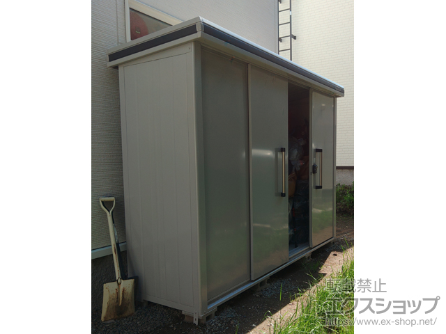 北海道札幌市のの物置・屋外倉庫 エルモ 積雪型 2920×820×2125 LMDS-2908-CB 施工例
