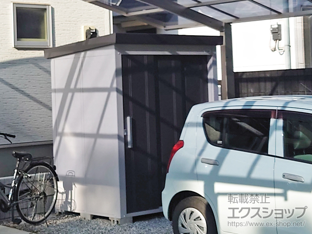 埼玉県熊谷市のの物置・屋外倉庫 レスパス (GK) 一般型 1743×1222×2100 EL-1712(GK)-GK 施工例