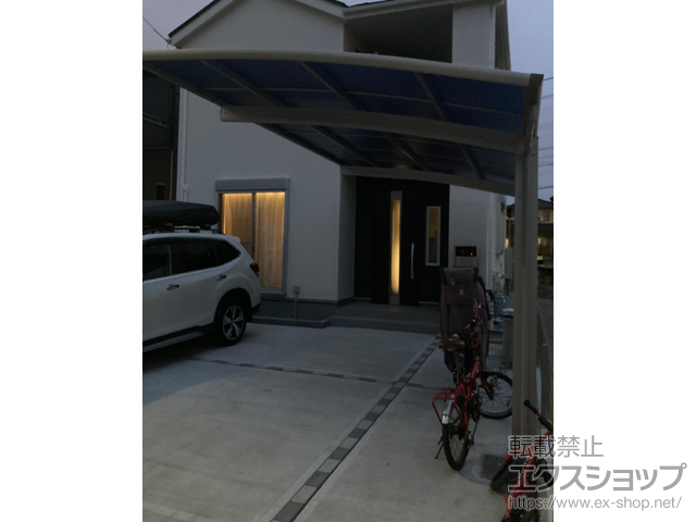 宮城県仙台市ののカーポート プレシオスポート 積雪〜20cm対応 施工例