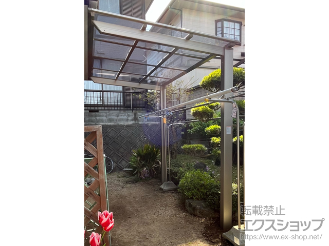 京都府綴喜郡宇治田原町ののサイクルポート・駐輪場 ネスカFミニ (フラットスタイル) 積雪〜20cm対応 施工例