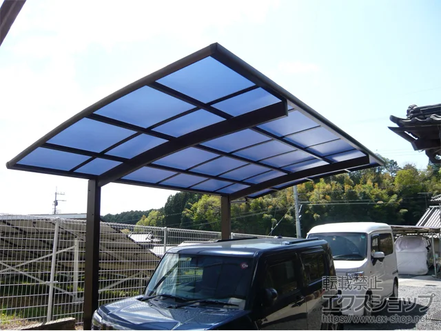 茨城県笠間市のValue Selectのカーポート プレシオスポート 積雪～20cm対応 施工例