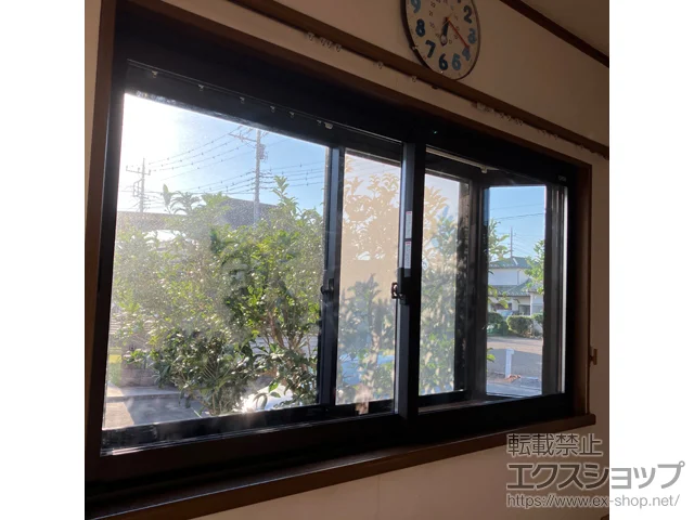 群馬県藤岡市のの内窓（二重窓・二重サッシ） インプラス 引違い窓 2枚建 施工例