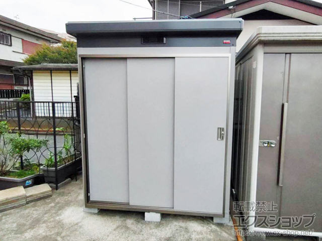 千葉県鎌ケ谷市のの物置・屋外倉庫 ナイソー 一般型 1880×1300×2270 SMK-25SN 施工例