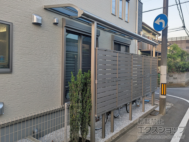 神奈川県相模原市ののテラス屋根 ソラリア R型 テラスタイプ 単体 積雪〜20cm対応 施工例