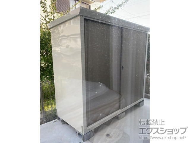 兵庫県宝塚市のの物置・屋外倉庫 ファミリー物置 ダシーレ SRM-1815 SRM-1815-TGY 施工例