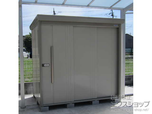 千葉県市川市のの物置・屋外倉庫 Mr.ストックマンダンディ 一般型 結露減少型 2200×1406×2110 ND-Z2214-W 施工例