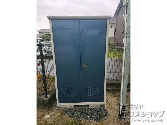 福岡県小郡市のの物置・屋外倉庫 グランプレステージドアーズ 1120×750×1900（HM-117ATDB） HM-117A-T-DB 施工例
