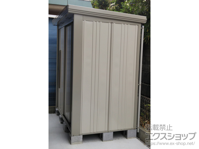 東京都八王子市のの物置・屋外倉庫 Mr.ストックマンダンディ 一般型 1832×1222×2110 ND-1812-W 施工例